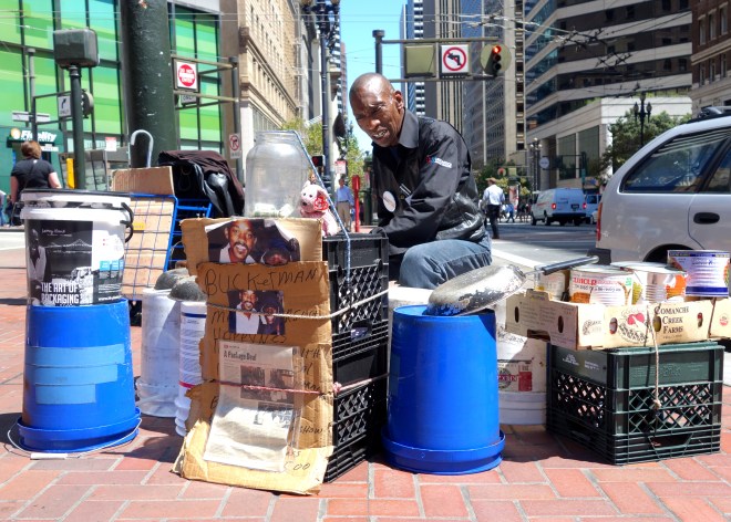 Shopkeeper Stories - Larry Hunt Bucket Man San Francisco