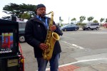 Shopkeeper Stories - saxaphone in San Francisco Ghirardelli Chocolate