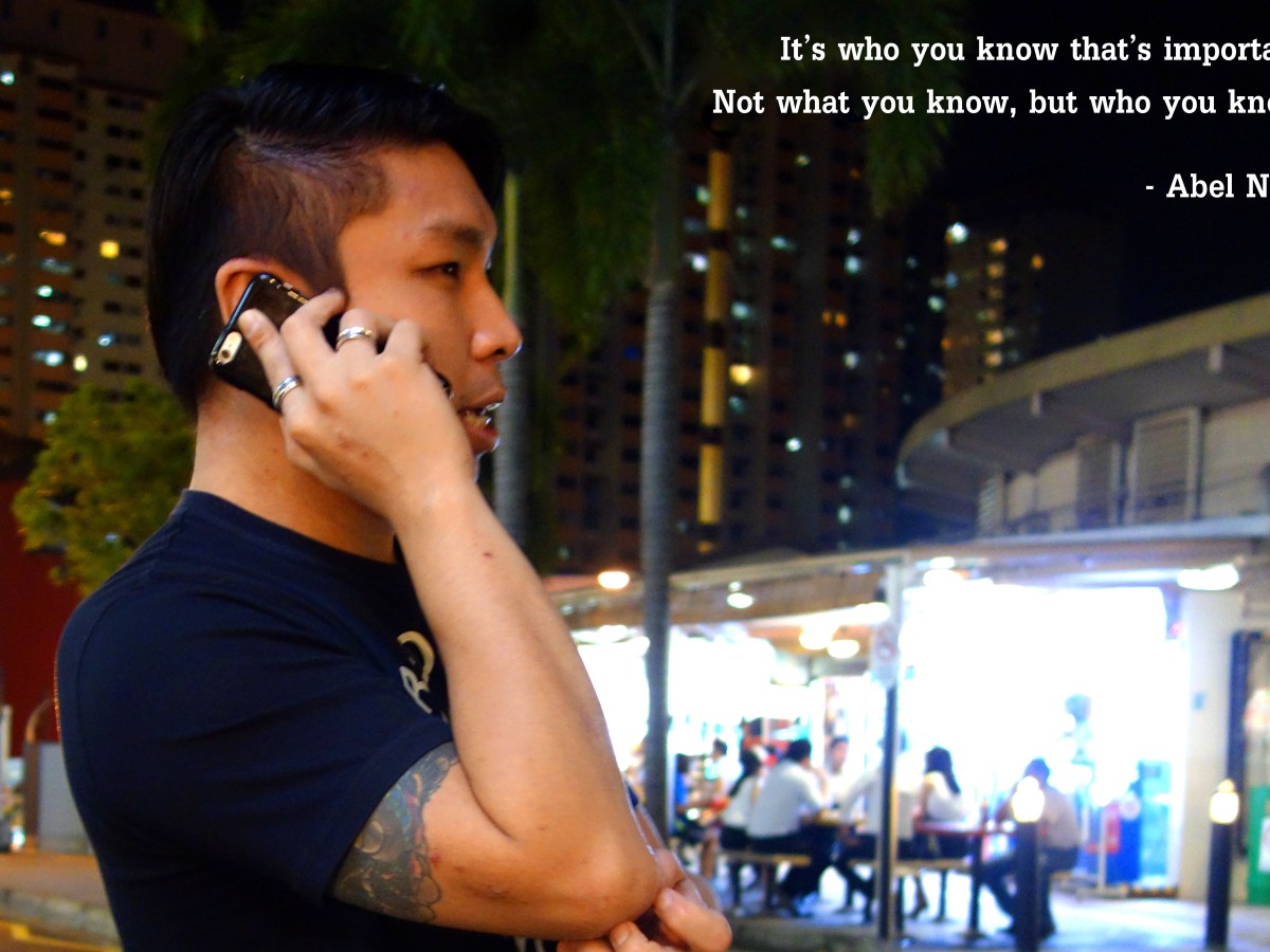 “Not what you know, but who you&nbsp;know.”