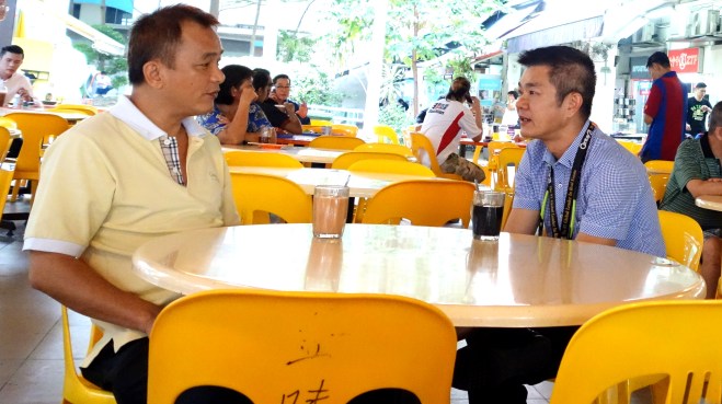 Hawker centre and eating houses in Singapore