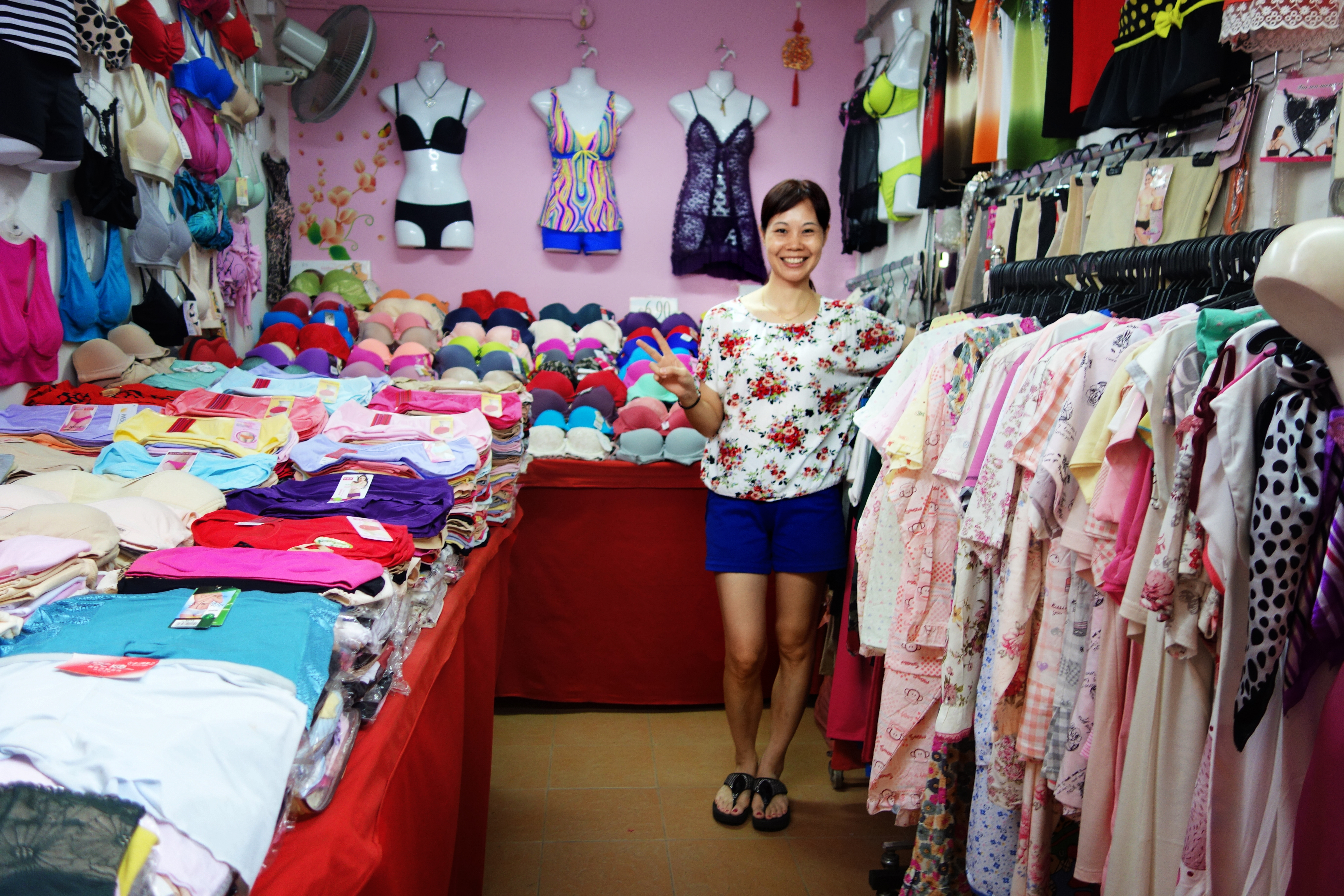 Lingerie shop selling bras and pajamas in Singapore | Shopkeeper Stories