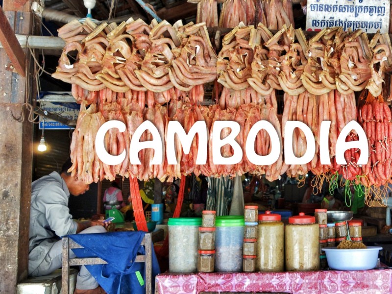 Markets in Siem Reap&nbsp;(Cambodia)