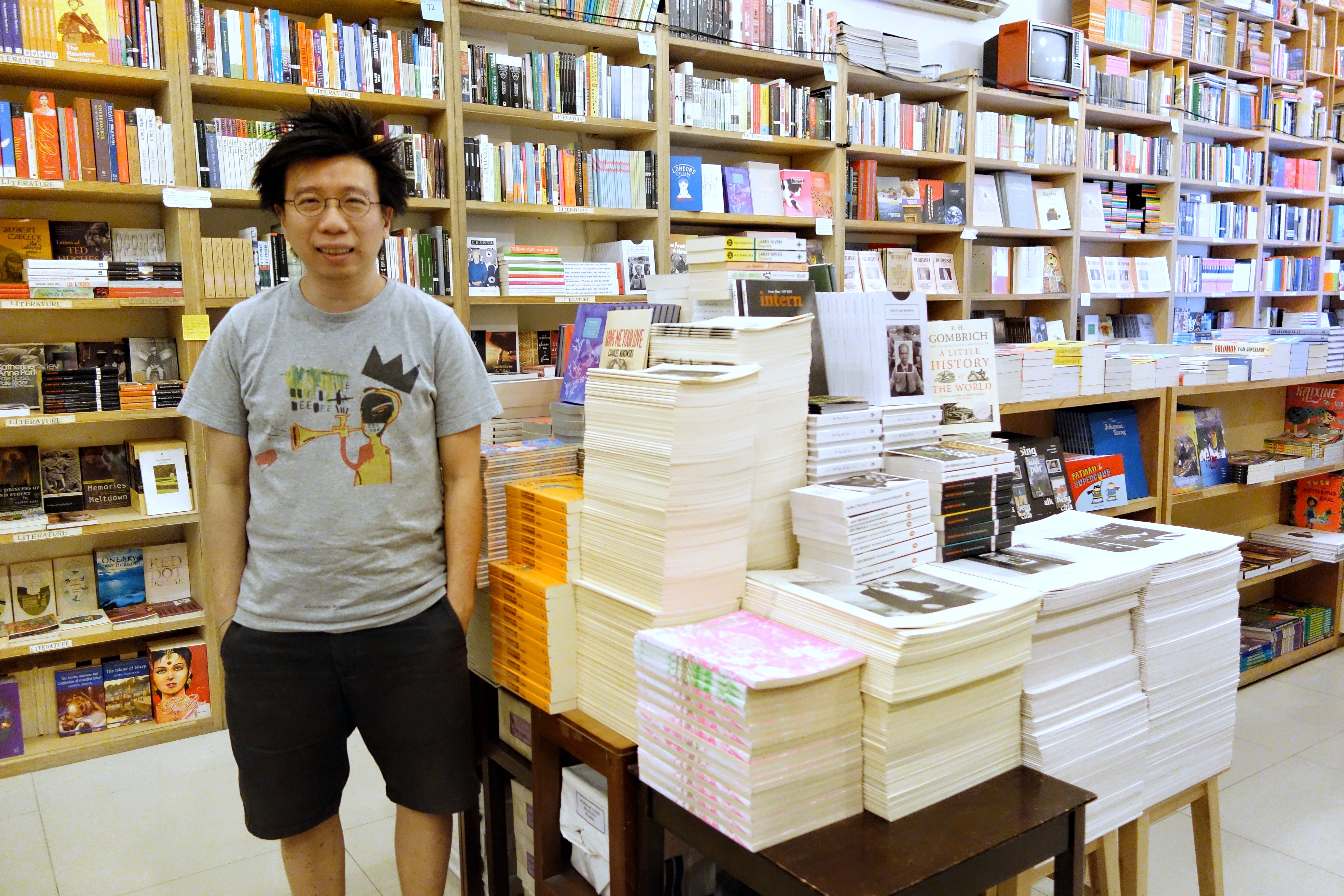 BooksActually is an independent bookstore at Tiong Bahru in Singapore run by the owner Kenny Leck with a focus on local books, international authors, and vintage goods | photographic essays on small businesses around the world by Shopkeeper Stories | www.ShopkeeperStories.com